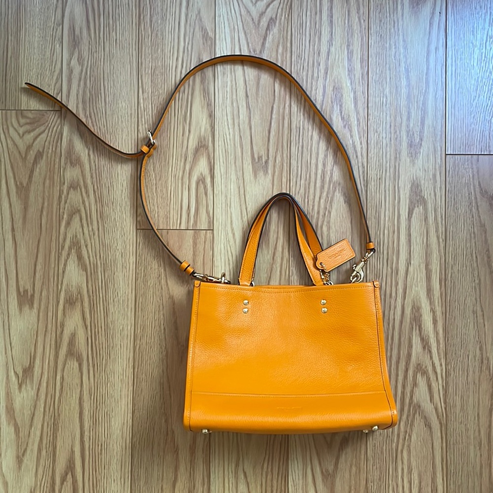 COACH Dempsey Carryall Purse/Shoulder Bag - Orange